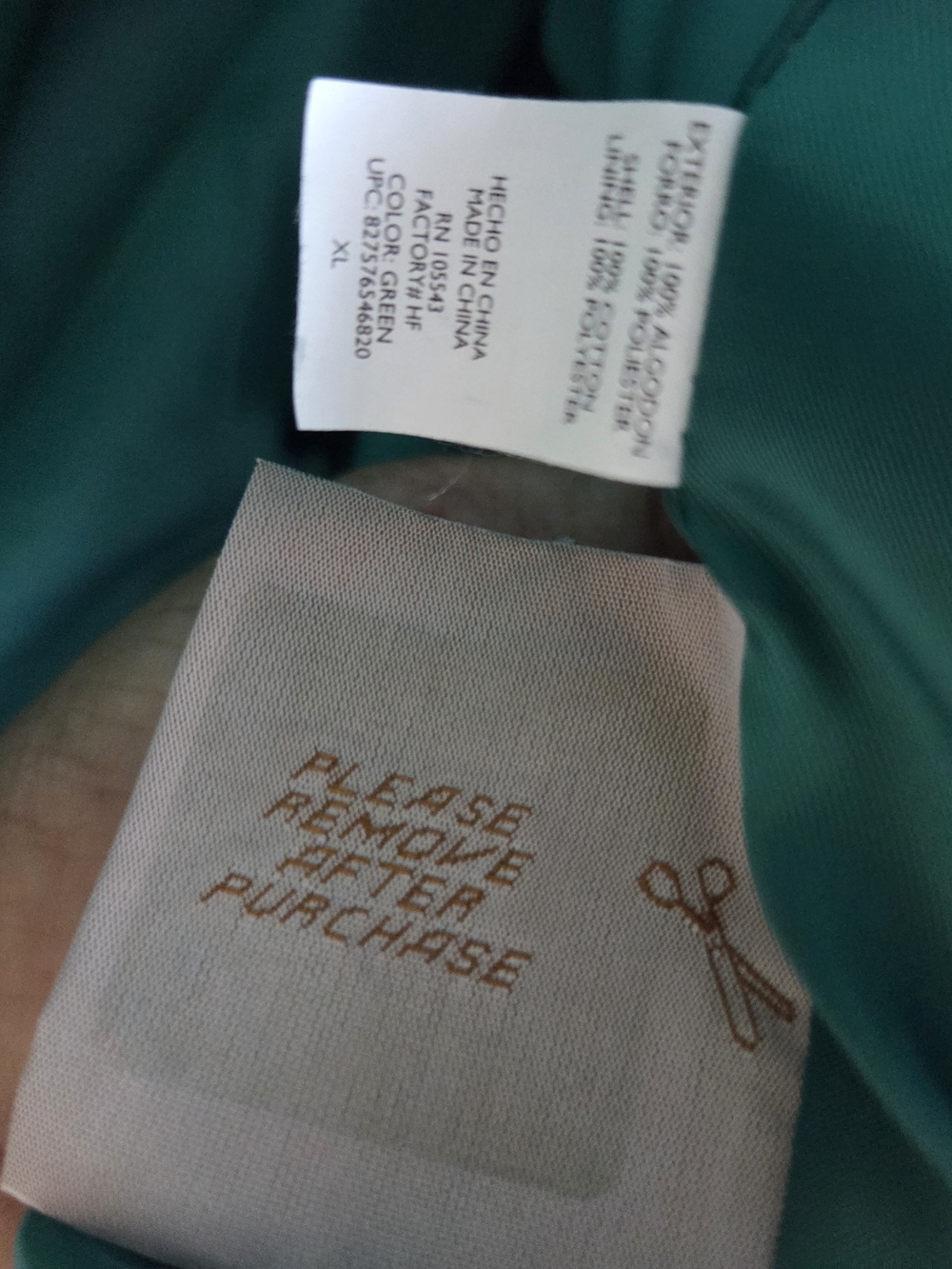 Daisy Fuentes Emerald Green Single-Breasted Trench Coat - Picture 11 of 11